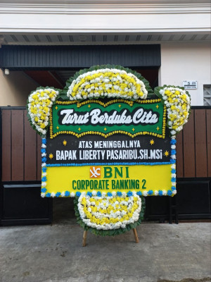 Papan Bunga Duka di Menteng Dalam