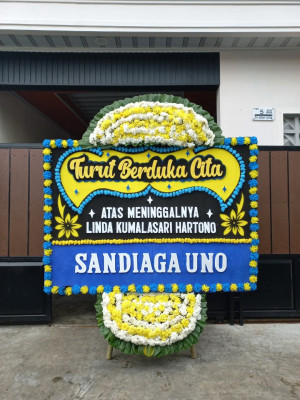Papan Bunga Duka di Menteng Dalam